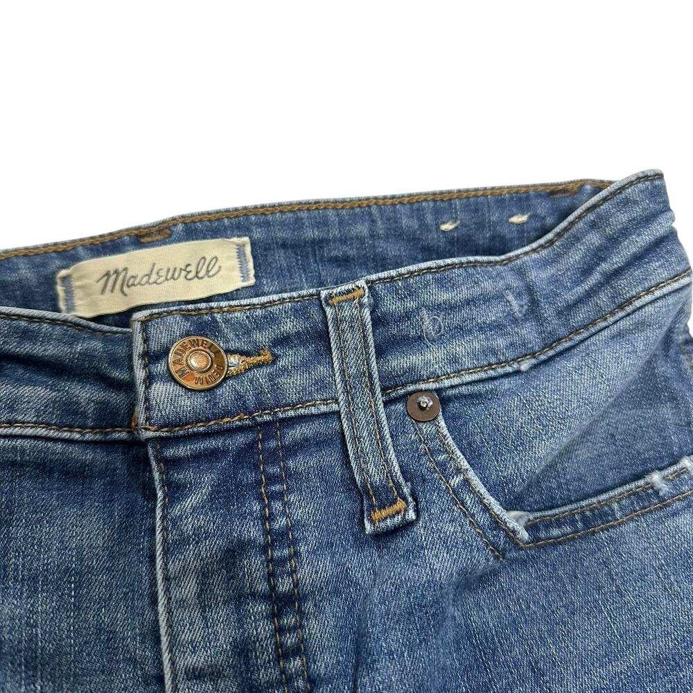 Madewell Curvy High Rise Skinny Jeans Distressed Hem - Picture 7 of 10